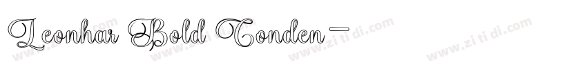 Leonhar Bold Conden字体转换 Leonhar Bold Conden字体转换